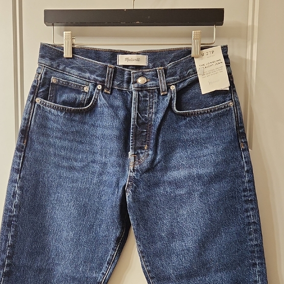 NWT Madewell The LongLine Straight Jean - Picture 2 of 9